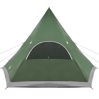 vidaXL Teepee Tent 5-Person with Roof Green 545 x 450 x 295 cm