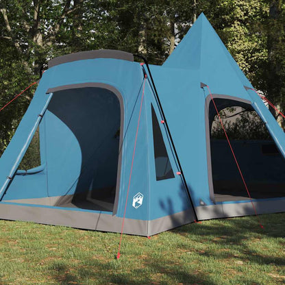 vidaXL Teepee Tent 5-Person with Roof Blue 545 x 450 x 295 cm