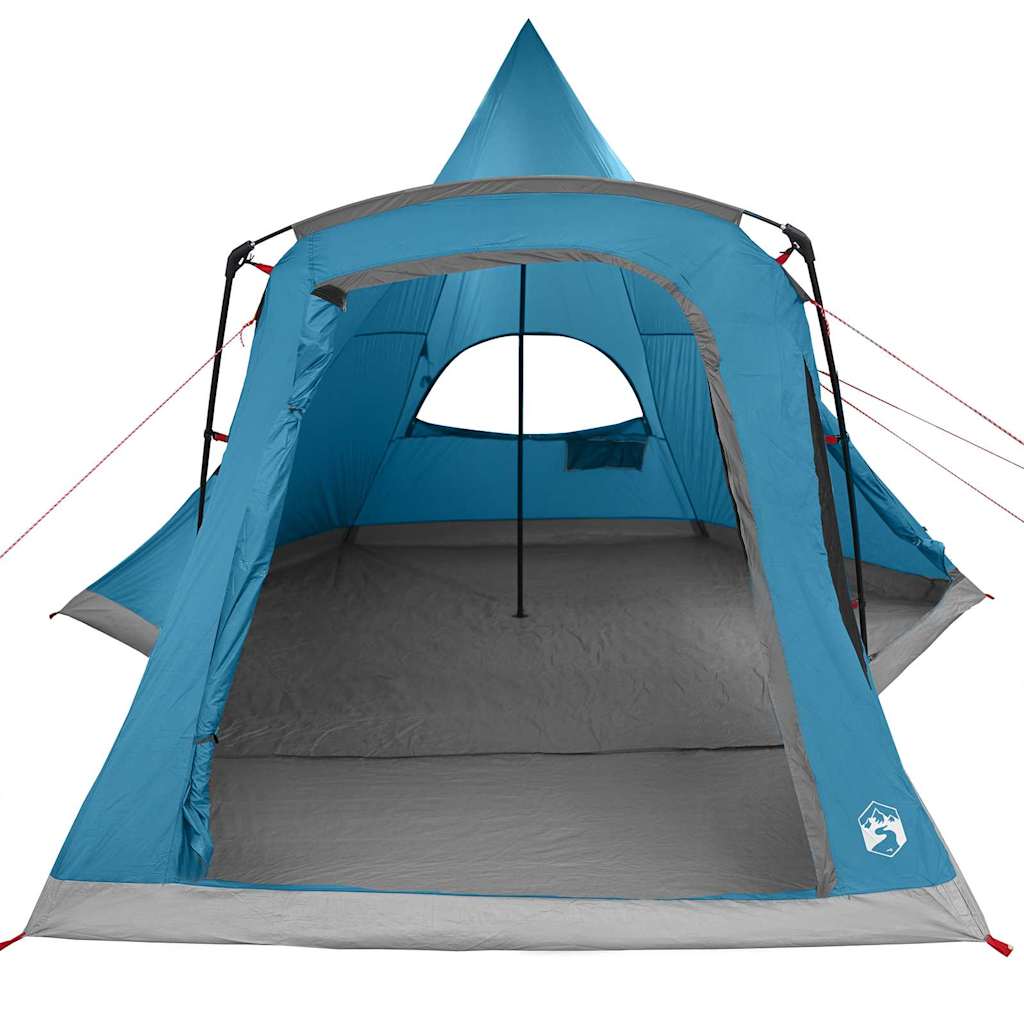 vidaXL Teepee Tent 5-Person with Roof Blue 545 x 450 x 295 cm