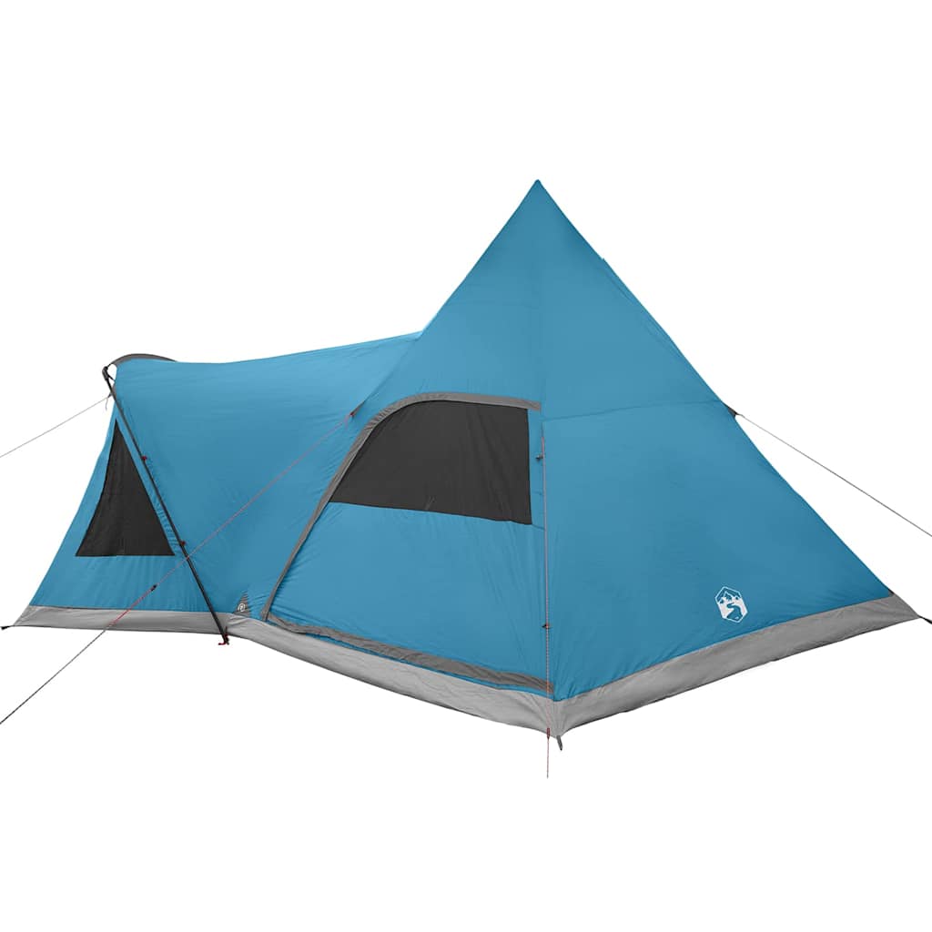 vidaXL Teepee Tent 5-Person with Roof Blue 545 x 450 x 295 cm