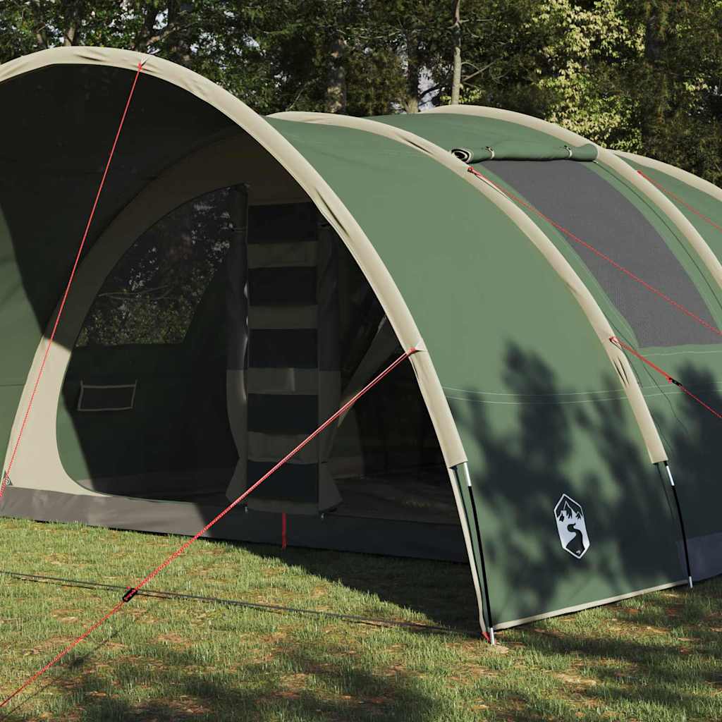vidaXL Tunnel Tent 8-Person with Roof Green 710 x 460 x 245 cm