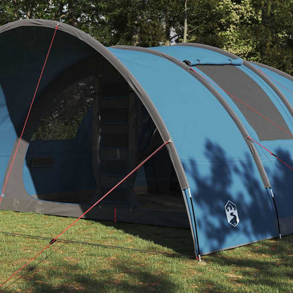 vidaXL Tunnel Tent 8-Person with Roof Blue 710 x 460 x 245 cm