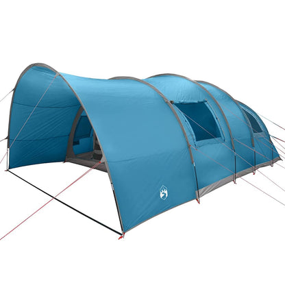 vidaXL Tunnel Tent 8-Person with Roof Blue 710 x 460 x 245 cm