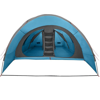vidaXL Tunnel Tent 8-Person with Roof Blue 710 x 460 x 245 cm