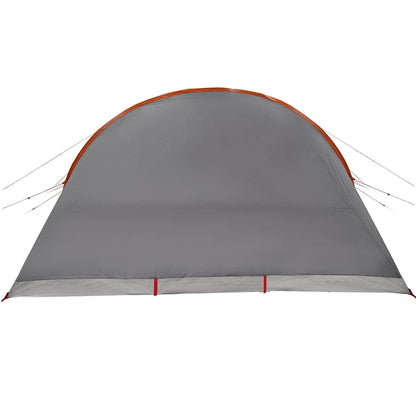 vidaXL Tunnel Tent 8-Person Grey and Orange 710 x 460 x 245 cm