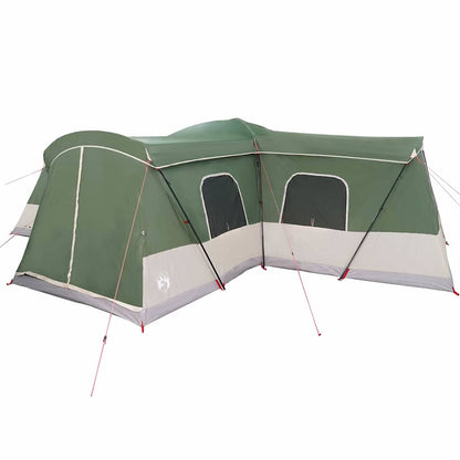 vidaXL Tent 16-Person with Roof with Storage Green 680 x 510 x 210 cm