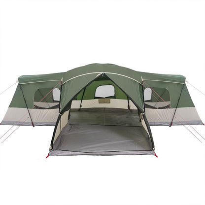 vidaXL Tent 16-Person with Roof with Storage Green 680 x 510 x 210 cm