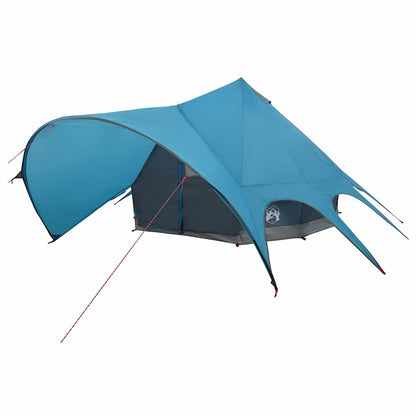 vidaXL Teepee Tent 5-Person with Roof Blue and Grey 415 x 415 x 247 cm