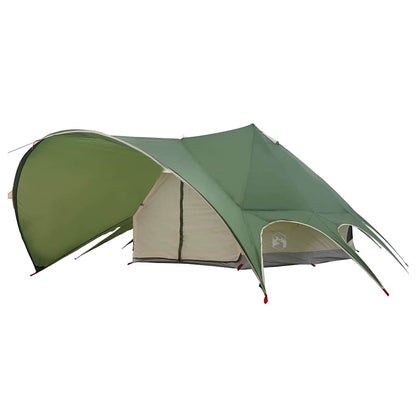 vidaXL Teepee Tent 9-Person Green and Grey 502 x 502 x 297 cm