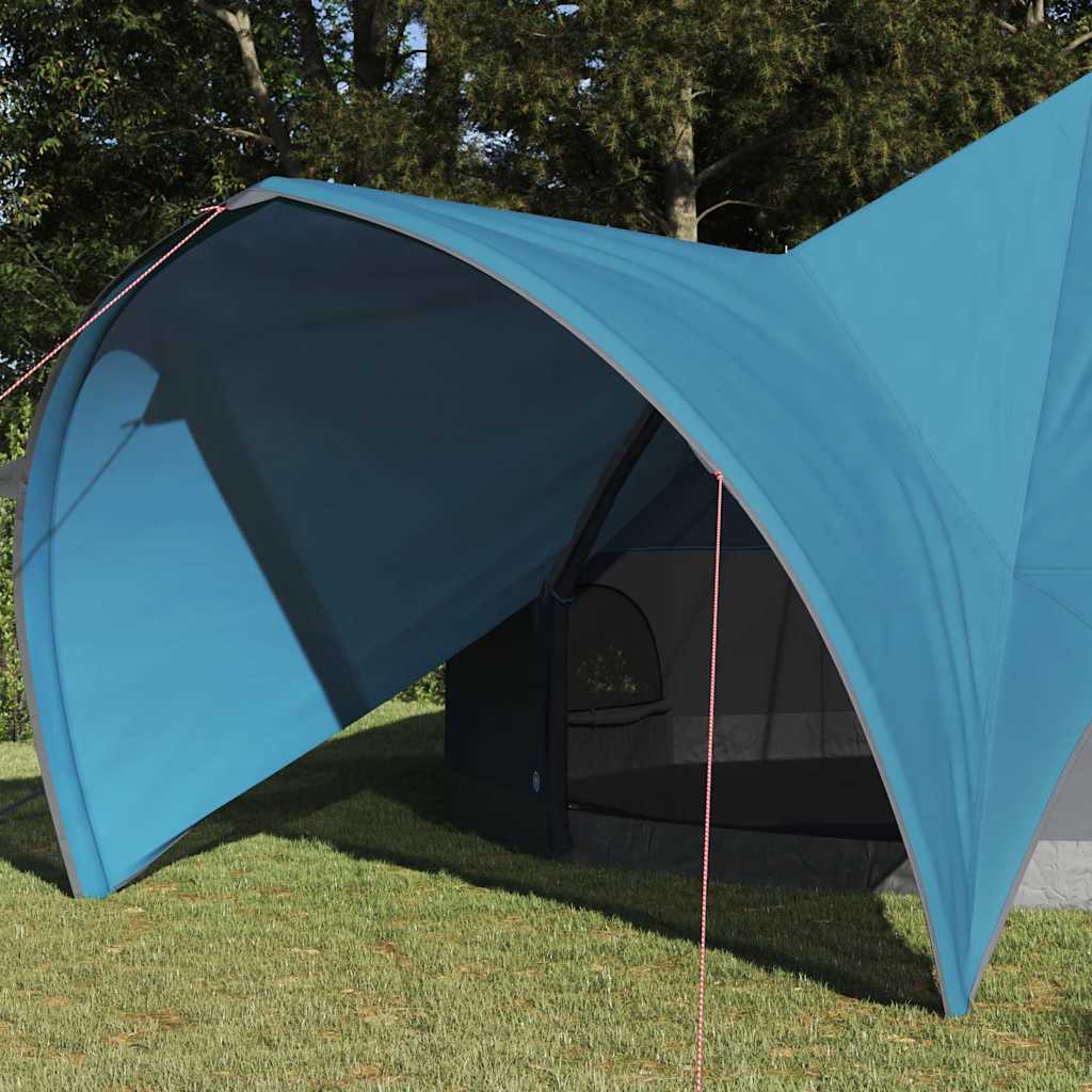 vidaXL Teepee Tent 9-Person with Roof Blue and Grey 502 x 502 x 297 cm