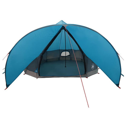 vidaXL Teepee Tent 9-Person with Roof Blue and Grey 502 x 502 x 297 cm