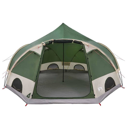vidaXL Dome Tent 4-Person with Roof Green 505 x 450 x 248 cm