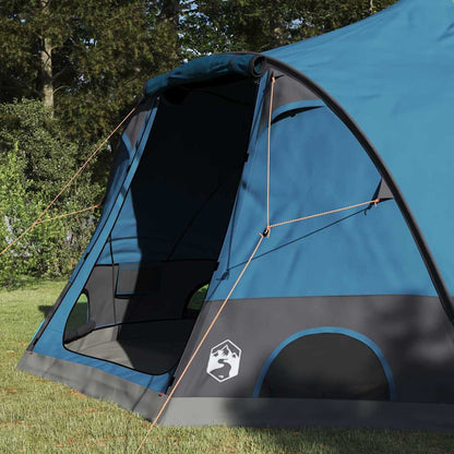 vidaXL Dome Tent 4-Person with Roof Blue 505 x 450 x 248 cm