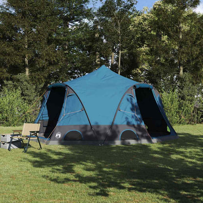 vidaXL Dome Tent 4-Person with Roof Blue 505 x 450 x 248 cm