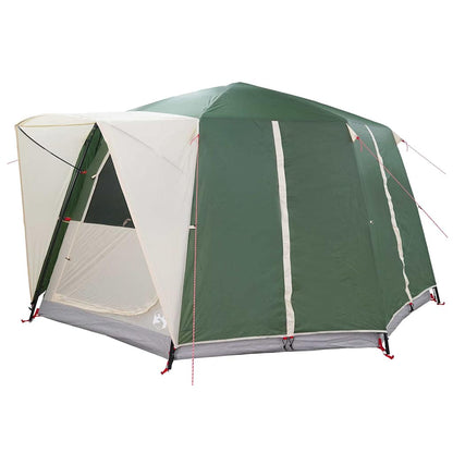 vidaXL Cabin Tent 6-Person with Roof Green 425 x 396 x 222 cm