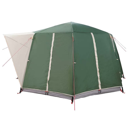 vidaXL Cabin Tent 6-Person with Roof Green 425 x 396 x 222 cm
