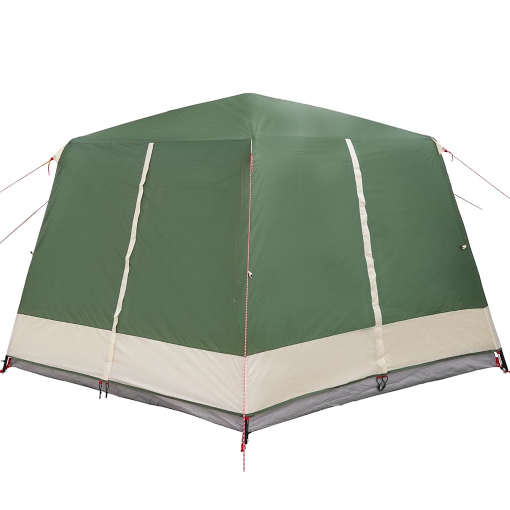 vidaXL Cabin Tent 7-Person with Roof Green 400 x 350 x 212 cm
