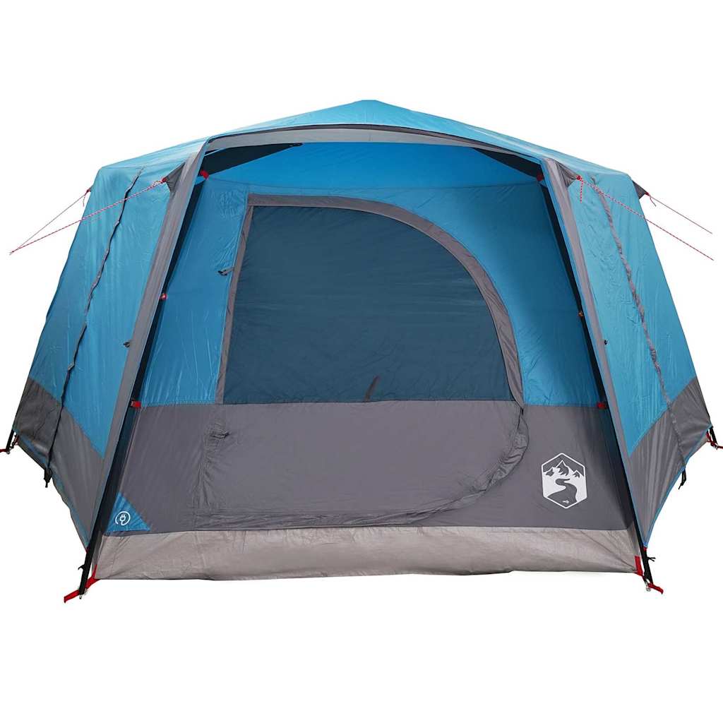 vidaXL Cabin Tent 7-Person with Roof Blue 400 x 350 x 212 cm