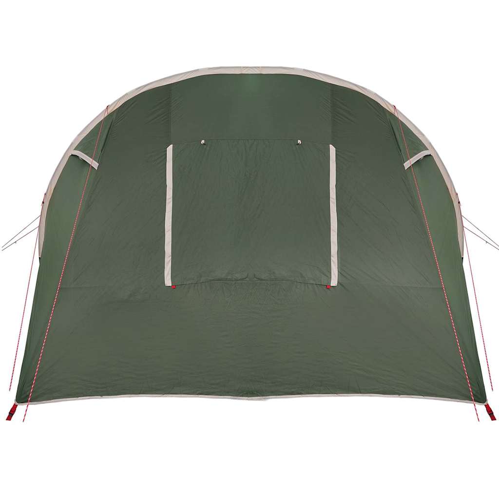 vidaXL Tunnel Tent 4-Person Green and White 740 x 370 x 220 cm