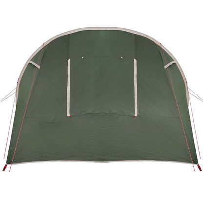 vidaXL Tunnel Tent 4-Person Green and White 740 x 370 x 220 cm