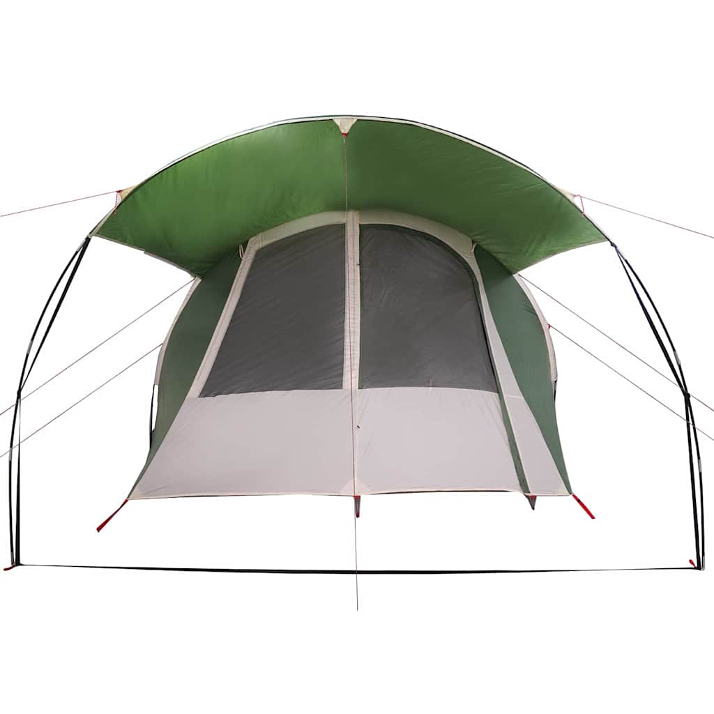 vidaXL Tunnel Tent 4-Person Green and White 740 x 370 x 220 cm