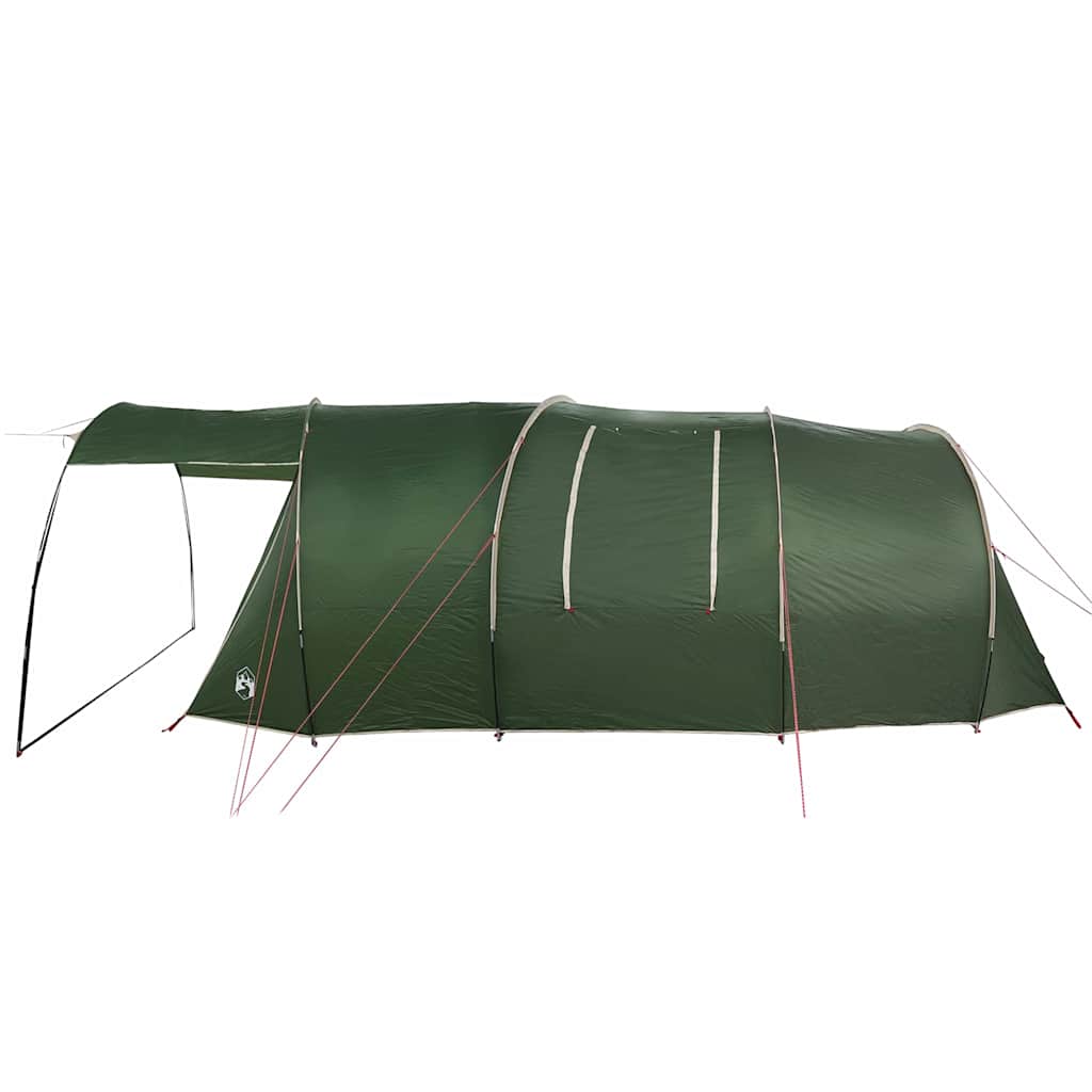 vidaXL Tunnel Tent 4-Person Green and White 740 x 370 x 220 cm