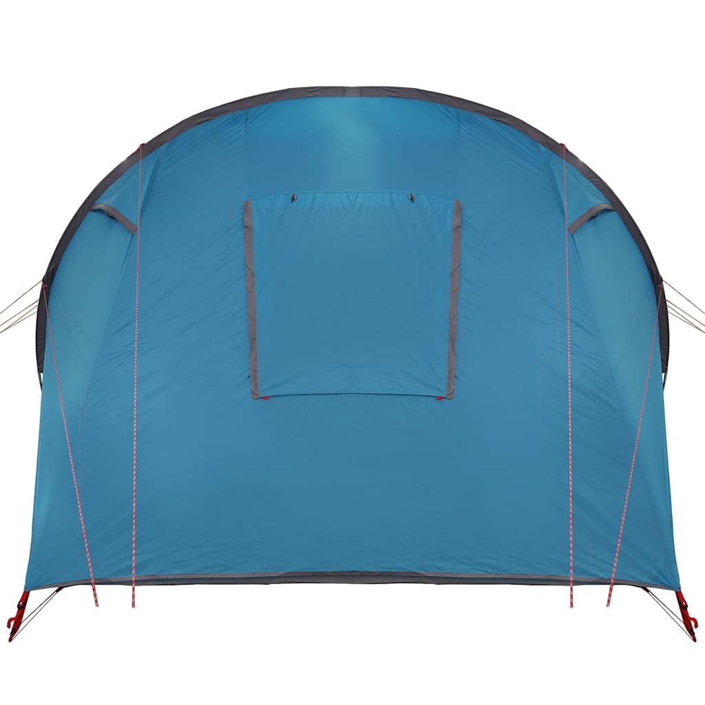 vidaXL Tunnel Tent 4-Person with Roof Blue and Grey 740 x 370 x 220 cm