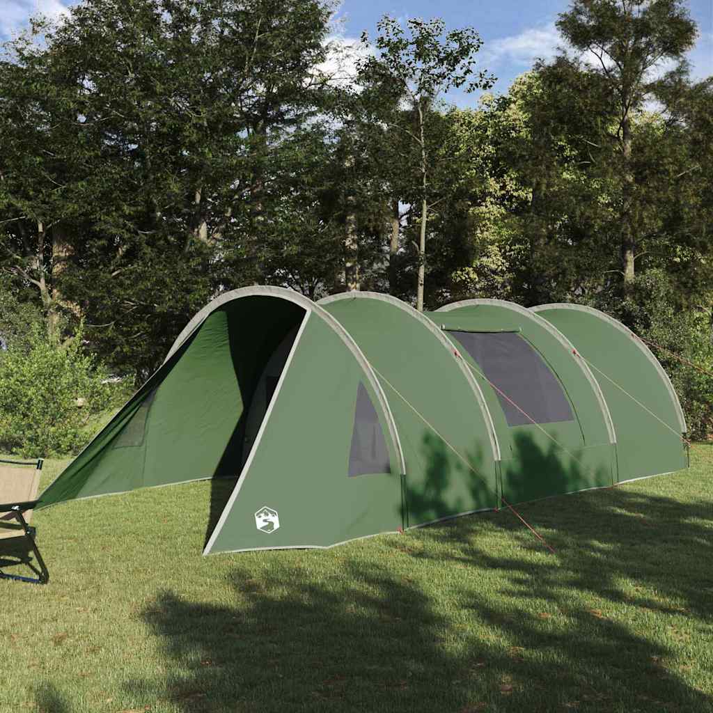 vidaXL Tunnel Tent 4-Person Green and White 778 x 356 x 210 cm