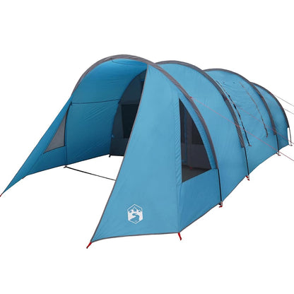 vidaXL Tunnel Tent 4-Person with Roof Blue and Grey 778 x 356 x 210 cm