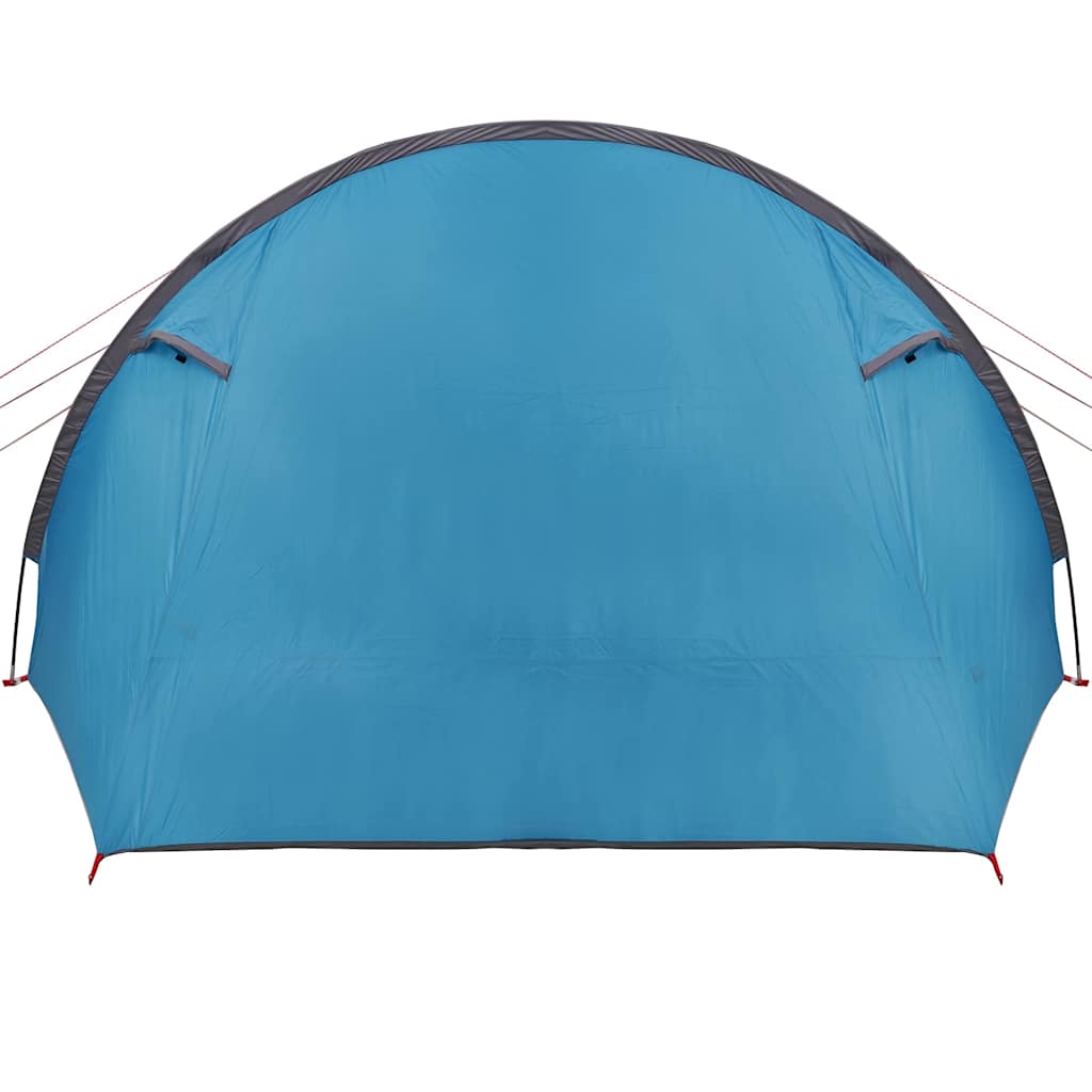 vidaXL Tunnel Tent 4-Person with Roof Blue and Grey 778 x 356 x 210 cm