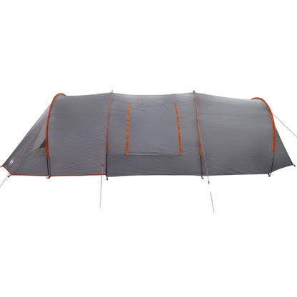 vidaXL Tunnel Tent 4-Person Grey and Orange 778 x 356 x 210 cm