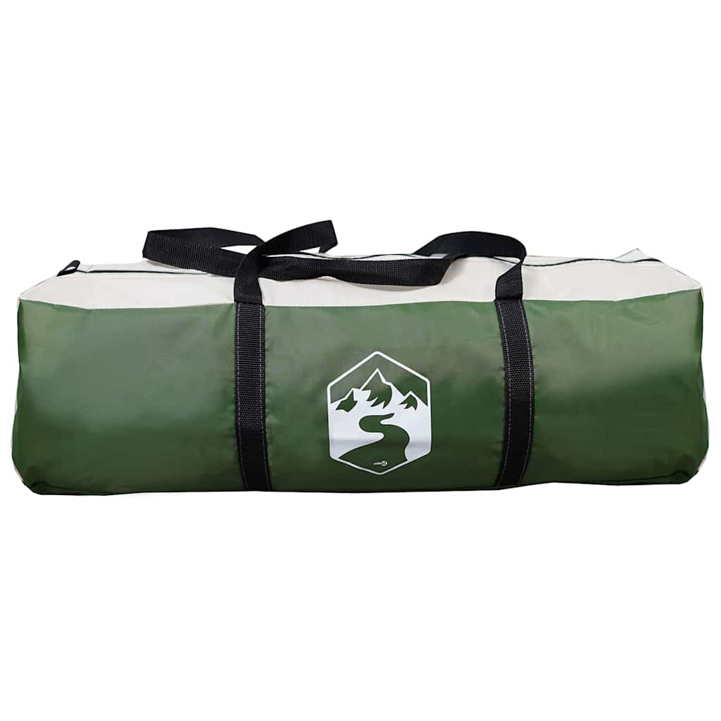 vidaXL Tunnel Tent 5-Person Green and White 805 x 405 x 211 cm