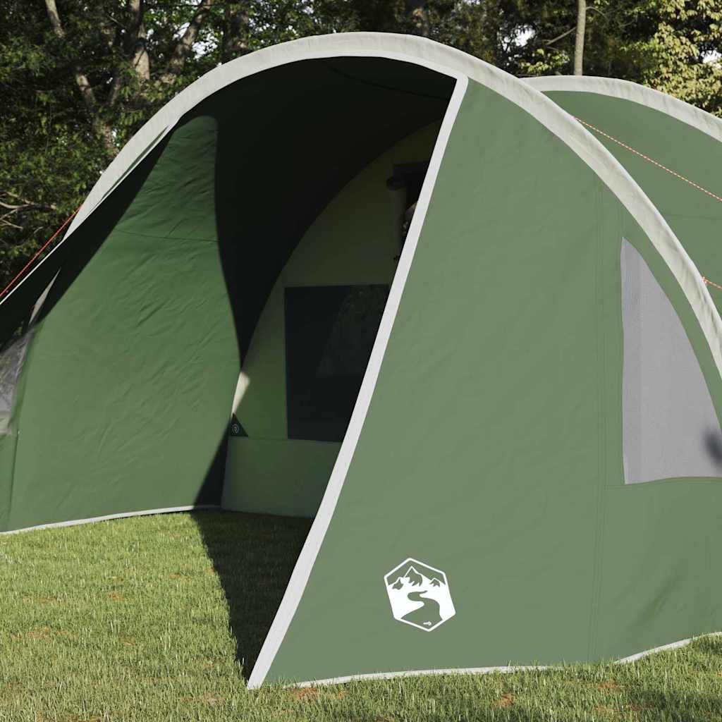 vidaXL Tunnel Tent 5-Person Green and White 805 x 405 x 211 cm