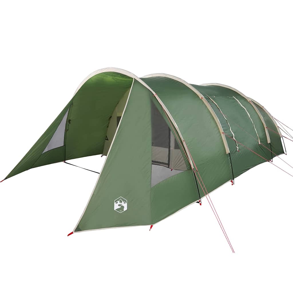 vidaXL Tunnel Tent 5-Person Green and White 805 x 405 x 211 cm