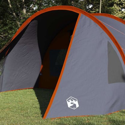 vidaXL Tunnel Tent 5-Person Grey and Orange 805 x 405 x 211 cm