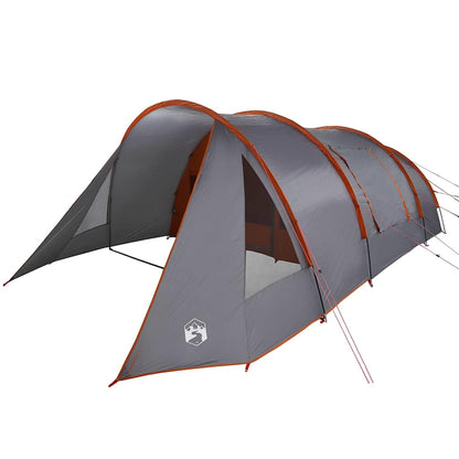 vidaXL Tunnel Tent 5-Person Grey and Orange 805 x 405 x 211 cm