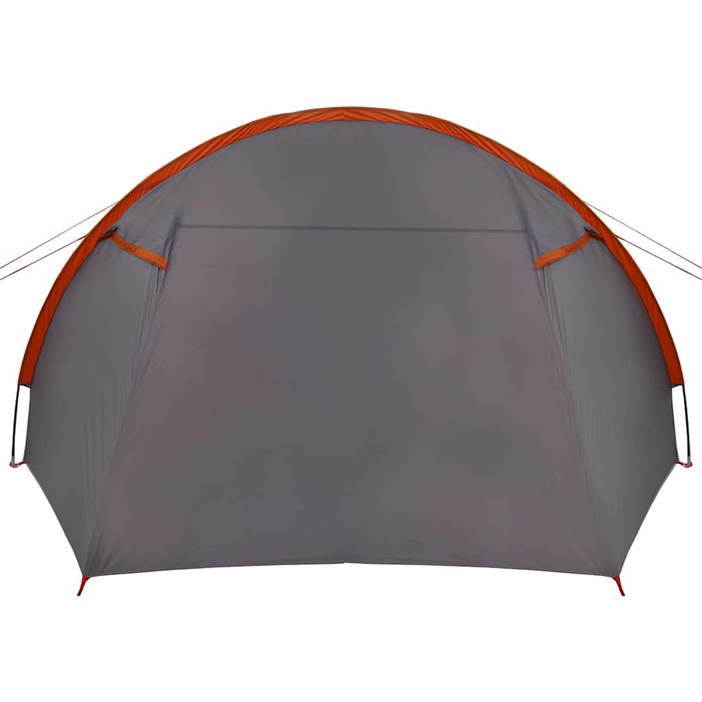 vidaXL Tunnel Tent 5-Person Grey and Orange 805 x 405 x 211 cm