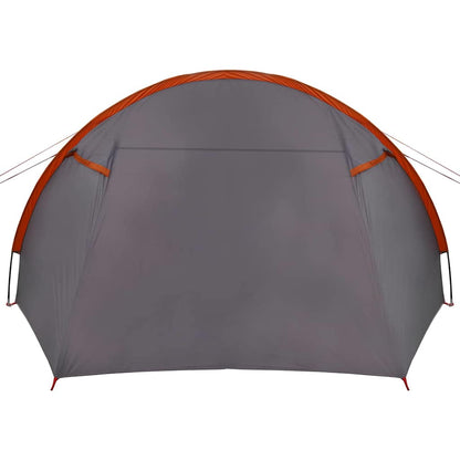 vidaXL Tunnel Tent 5-Person Grey and Orange 805 x 405 x 211 cm