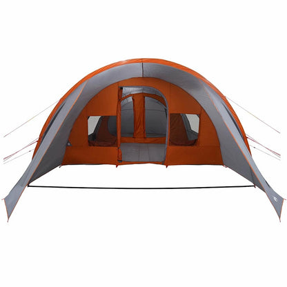 vidaXL Tunnel Tent 5-Person Grey and Orange 805 x 405 x 211 cm