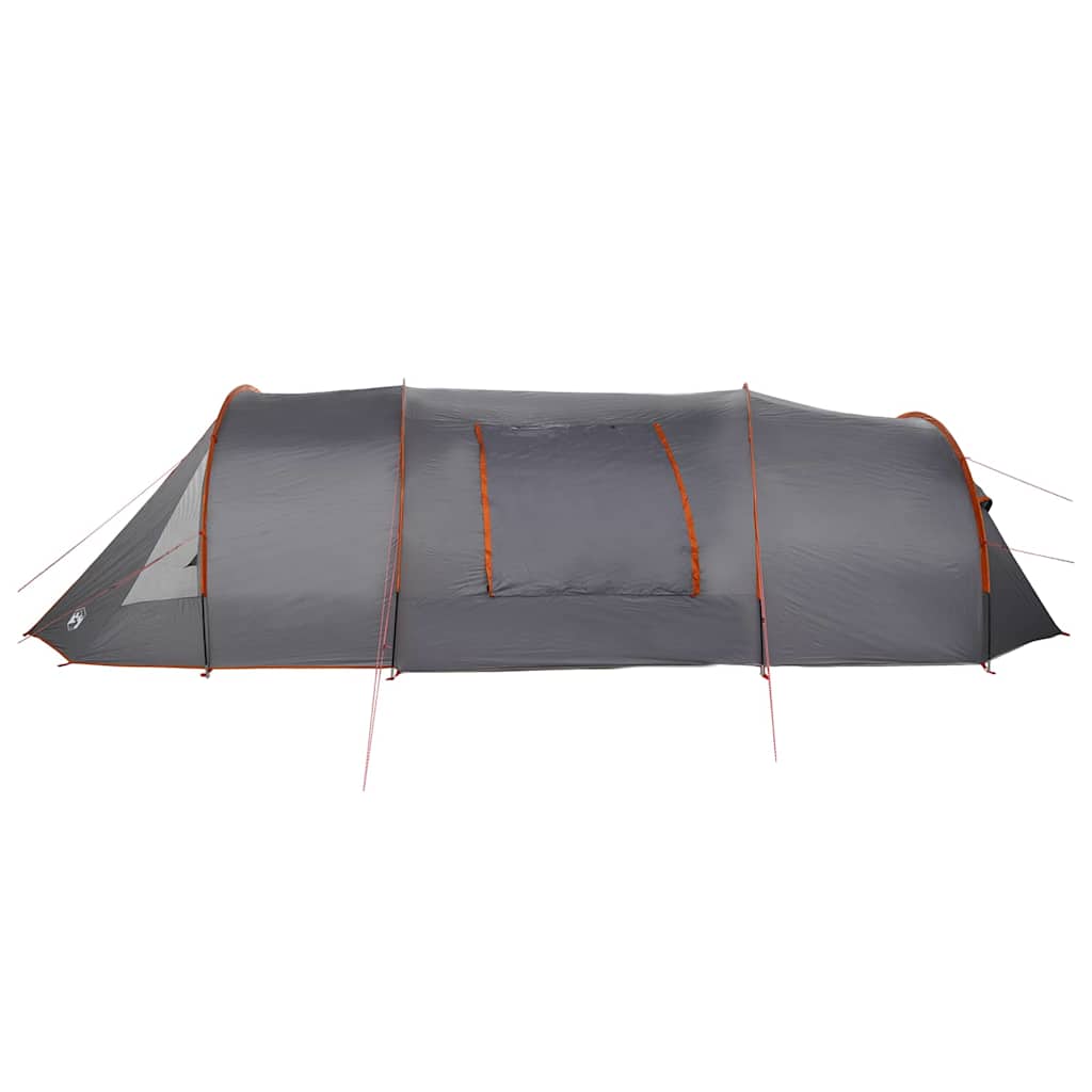 vidaXL Tunnel Tent 5-Person Grey and Orange 805 x 405 x 211 cm