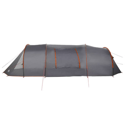 vidaXL Tunnel Tent 5-Person Grey and Orange 805 x 405 x 211 cm