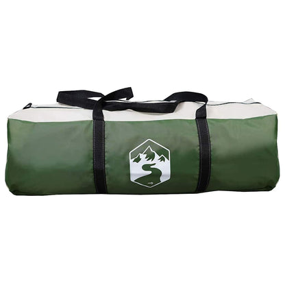 vidaXL Tunnel Tent 6-Person Green and White 890 x 470 x 220 cm