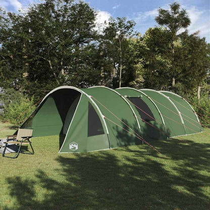 vidaXL Tunnel Tent 6-Person Green and White 890 x 470 x 220 cm