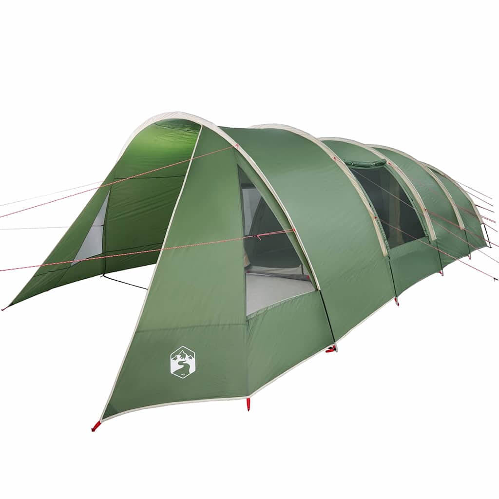 vidaXL Tunnel Tent 6-Person Green and White 890 x 470 x 220 cm