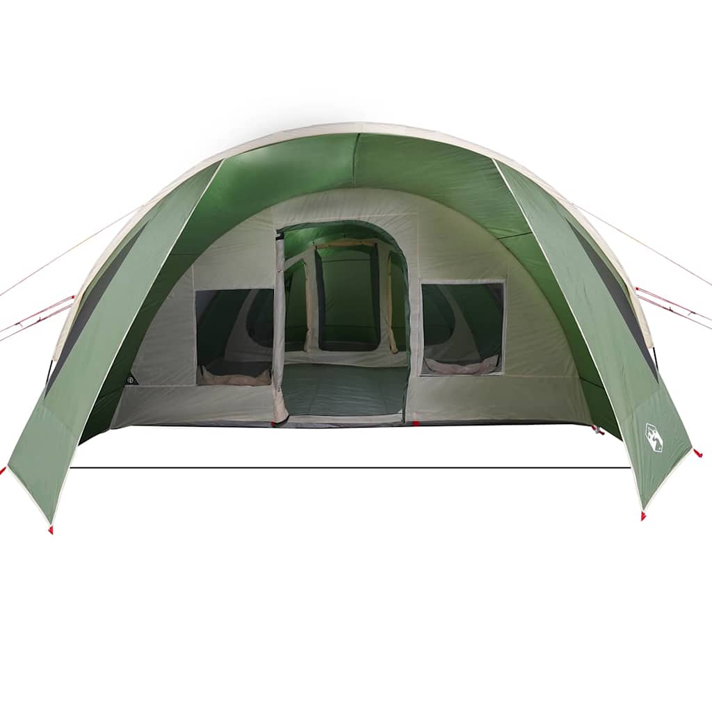 vidaXL Tunnel Tent 6-Person Green and White 890 x 470 x 220 cm