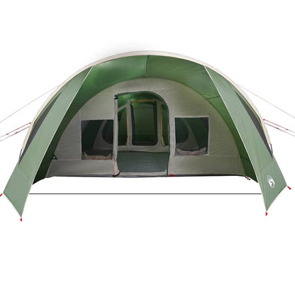 vidaXL Tunnel Tent 6-Person Green and White 890 x 470 x 220 cm