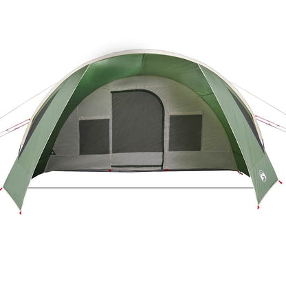 vidaXL Tunnel Tent 6-Person Green and White 890 x 470 x 220 cm