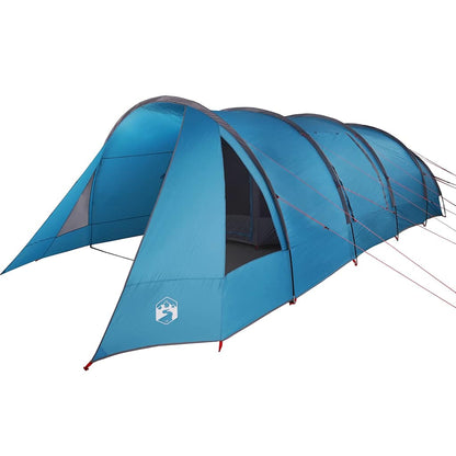 vidaXL Tunnel Tent 6-Person with Roof Blue and Grey 890 x 470 x 220 cm