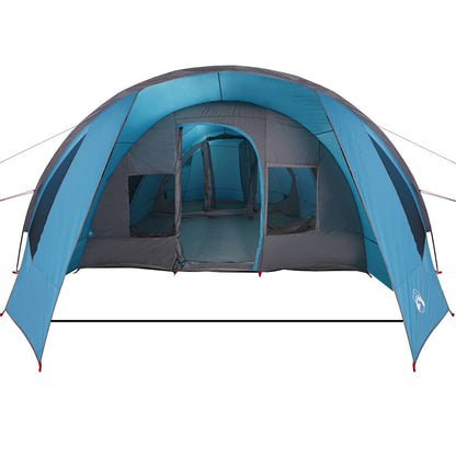 vidaXL Tunnel Tent 6-Person with Roof Blue and Grey 890 x 470 x 220 cm