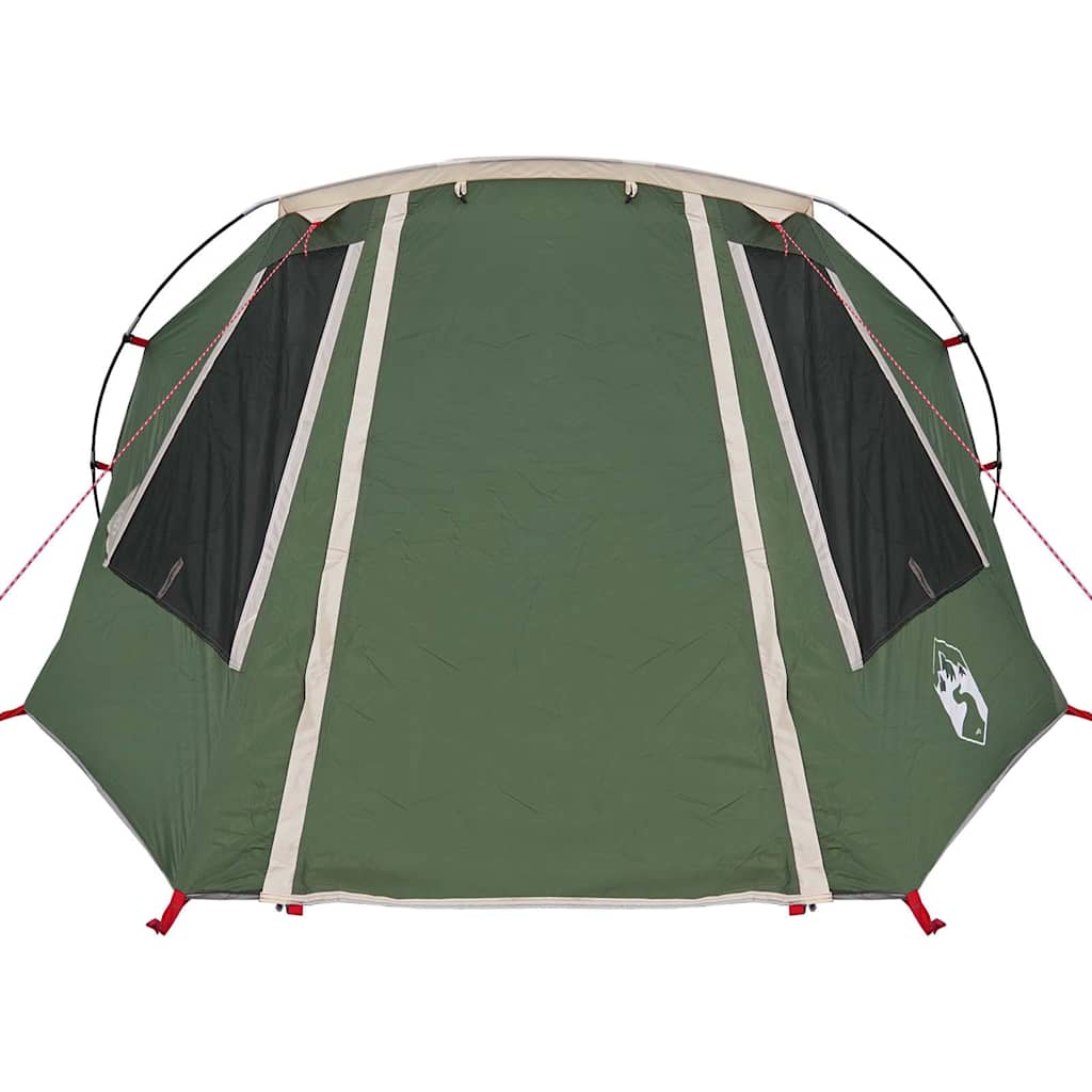 vidaXL Tunnel Tent 3-Person Green and White 328 x 228 x 115 cm